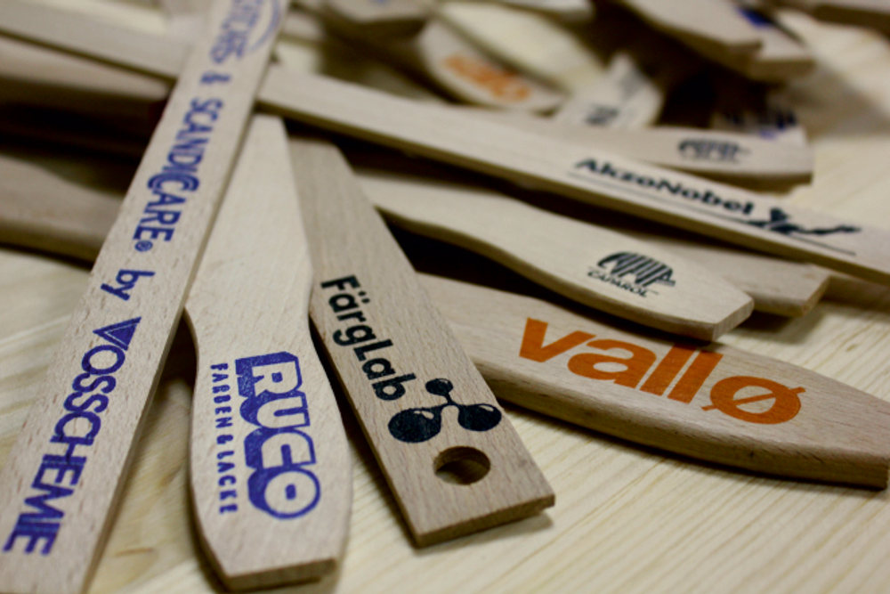 Your logo on the stirrer