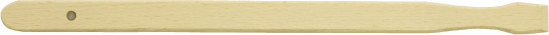 Brush handle 25mm — 385mm x 28mm x 8mm